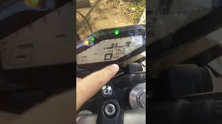 Yamaha MT09 set kph to mph or vice versa