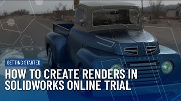Create Your First Render! How to Apply Appearances in SOLIDWORKS Online Trial