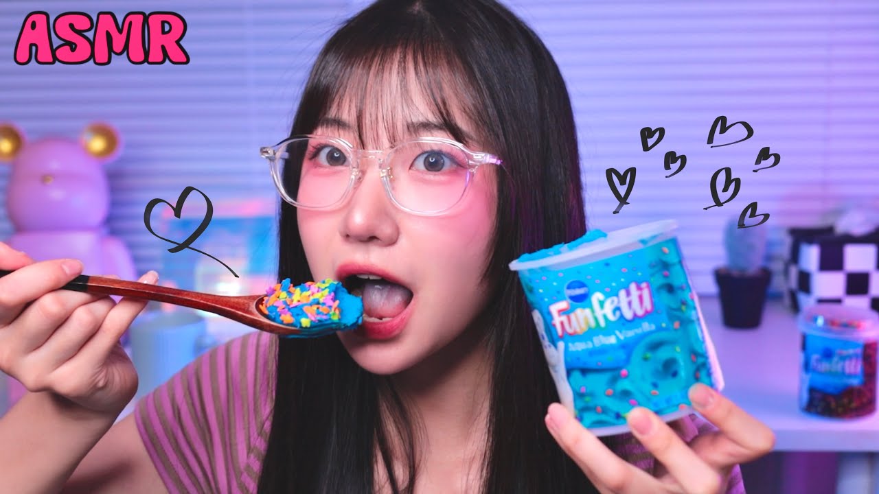 미국 언냐들이 퍼먹는 케이크 아이싱 펀페티🌈🍰