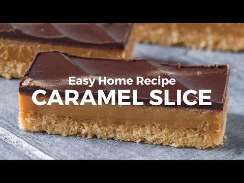 How to Make Caramel Slice at Home | Easy Recipe | Poles from Home