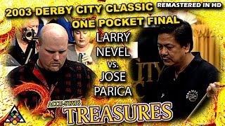 JOSE PARICA vs LARRY NEVEL - Derby City Classic V One Pocket Finals