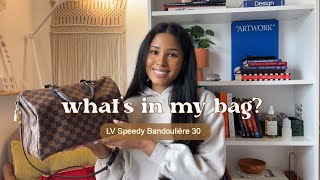 what's in my bag 2023 ✨ | Louis Vuitton Speedy Bandoulière 30