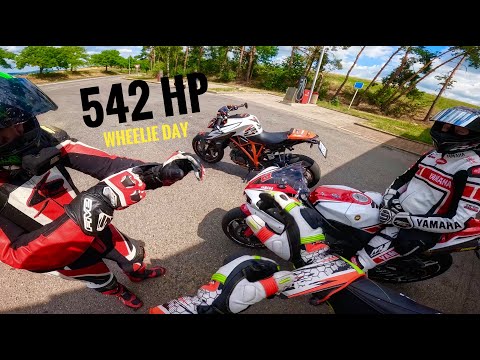 Motovlog #73 - 542 Koní v Jednom Videu | Duke 1290, R1, Tuono V4 | Málo Mluvení, Hodně Ježdění | 4K