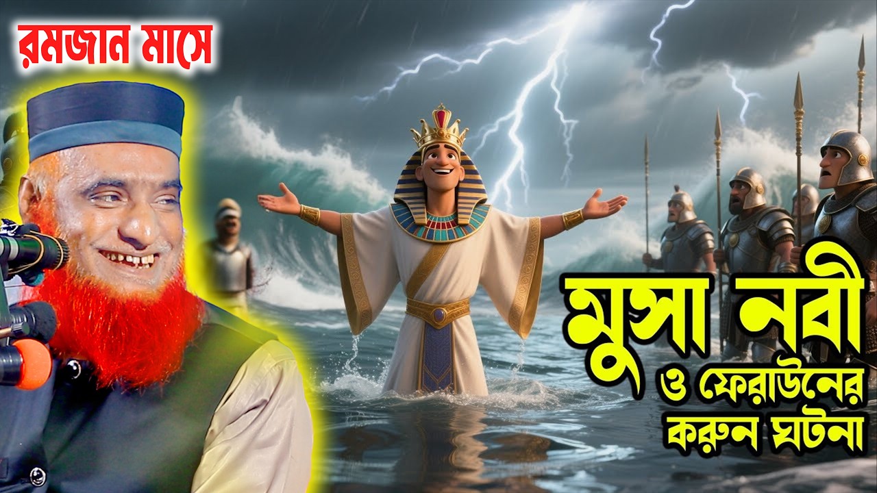 মুসা নবী ও ফেরাউনের কাহিনী ওয়াজ । বজলুর রশিদ ২০২৬। bozlur roshid waz 2026 । Best Waz