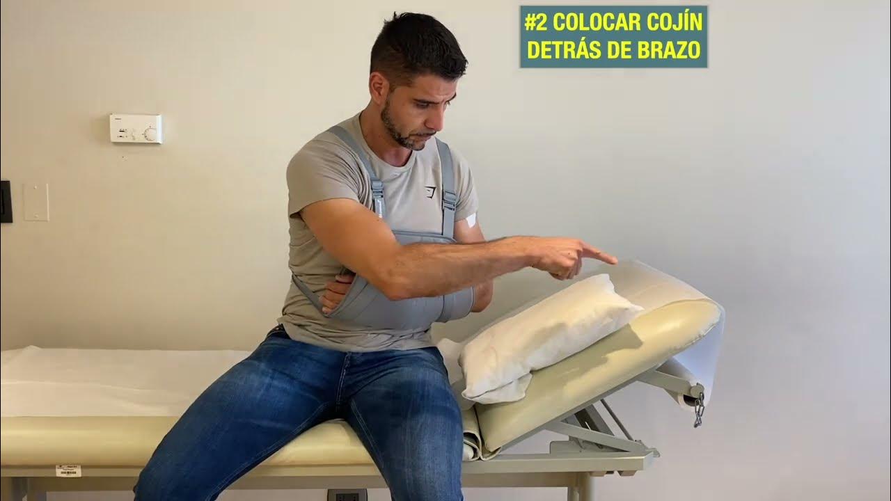 Hombro codo tutorial 03 c mo dormir con un hombro codo inmovilizado