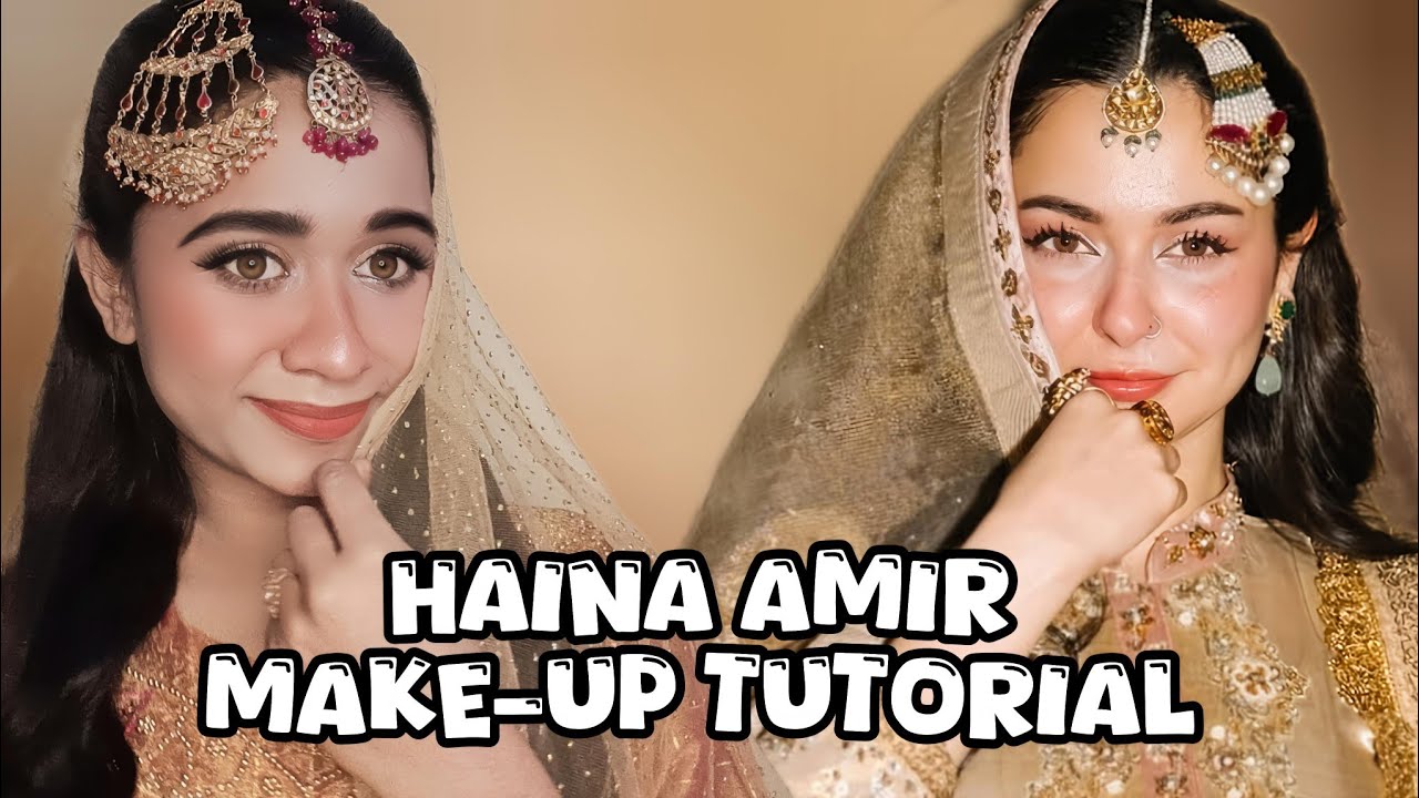 Pakistani actress makeup tutorial || 🌝💗|| vlog || by || Saniya Mirza|| 