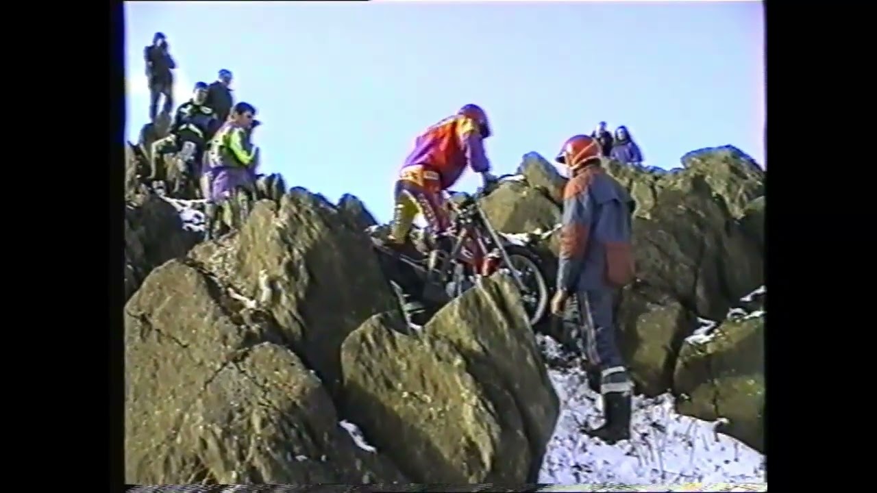 Ulpha trial in the snow (Top o cross) Feb 1996