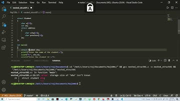 error: storage size of ‘stu’ isn’t known | C