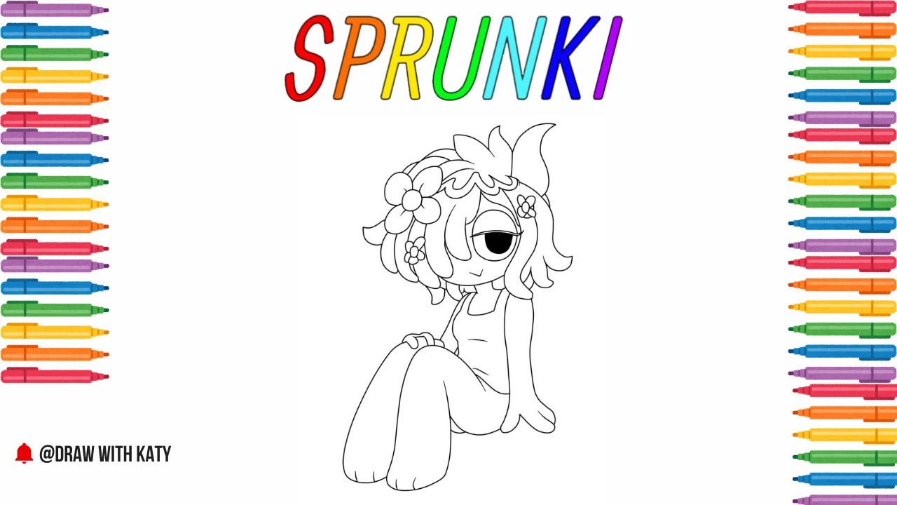 Coloring Incredibox Sprunki Vineria | How to Color Sprunki Vineria ...