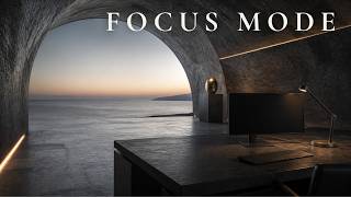 Ambient Focus Music — 2-Hour Deep Work in a Coastal Workroom