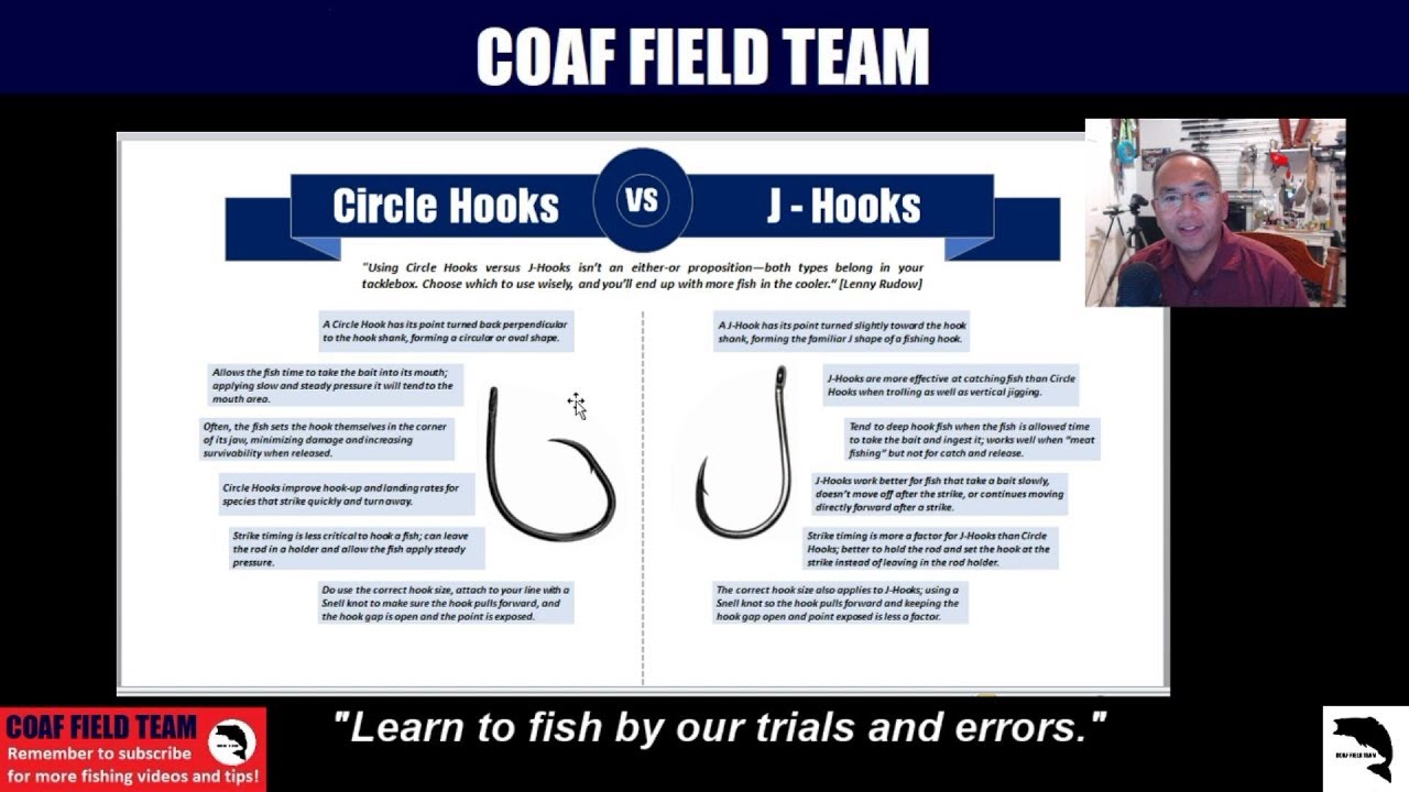 Circle Hooks Vs J-Hooks #fishing 