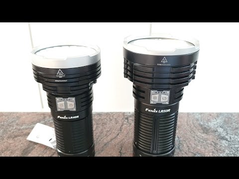 Quick comparison - Fenix LR40R and LR50R - LED searchlights