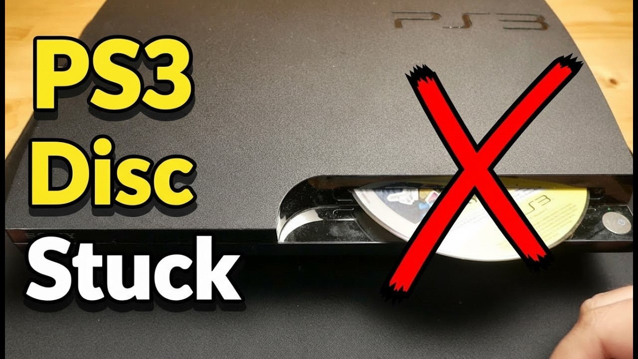 PS3 Disc Stuck Inside? 5 Safe Ways to Get It Out! (No Damage ...
