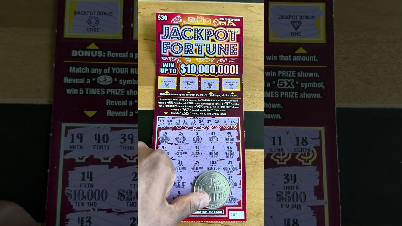 NY Lottery Scratch Off Jackpot Fortune Big Win! 