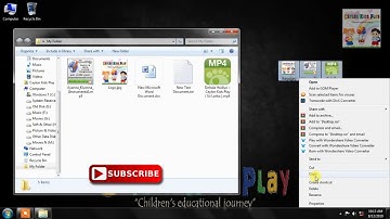 Create Folder + Folder Rename + Files Copy & Cut Paste ~ Ceylon Kids Play ( Sri Lanka )