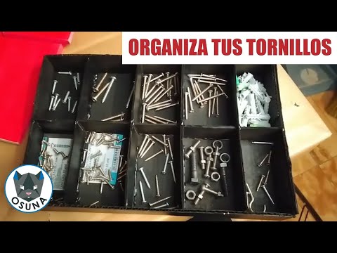 Idea ✓ ORGANIZADOR de 👉TORNILLOS👈 en un cajón 