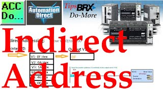 Do-More PLC Indirect Address #plc #automation #tutorial