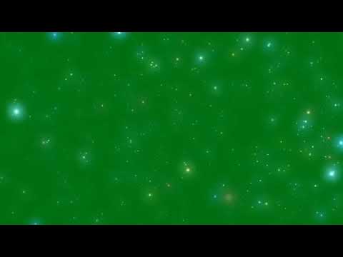 star particles green screen background video effects - YouTube