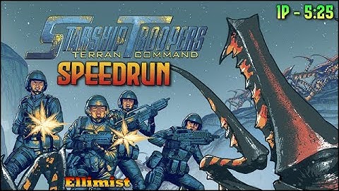 Starship Troopers: Terran Command - Battle of Klendathu Scenario Speedrun - 5:25 WR