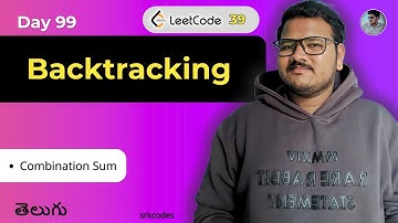 Combination Sum Explained in Telugu 🔥 | Backtracking Python | Leetcode 39 | srkcodes
