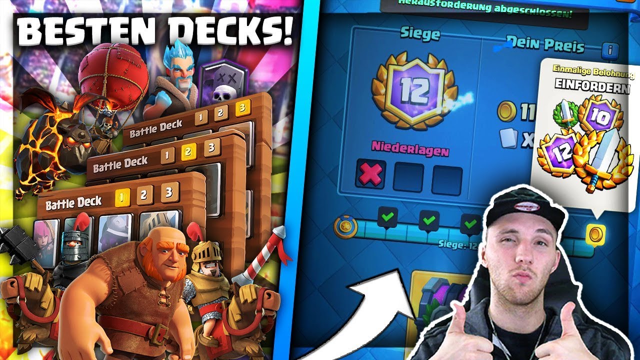 DIE BESTEN GRAND CHALLENGE DECKS FÜR 12 SIEGE | Gute Decks für die Meta