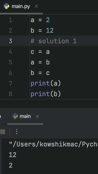 Changing variables #python - YouTube