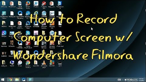 How to Record Computer Screen w/ Wondershare Filmora