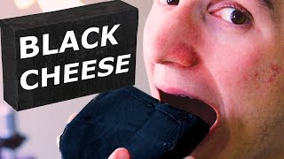 EATING BLACK CHEESE