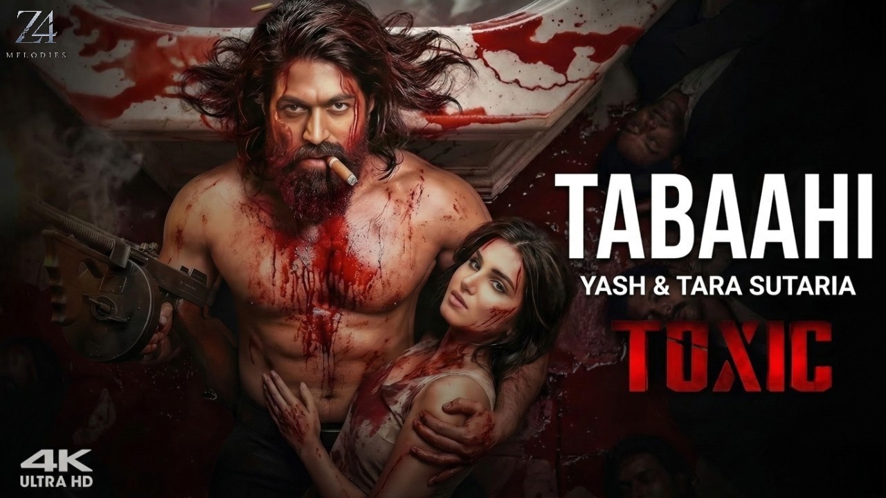 TABAAHI: The Heartbreak Anthem 2026 | Yash | Tara Sutaria | Toxic Movie | Geetu Mohandas|Z4 Melodies