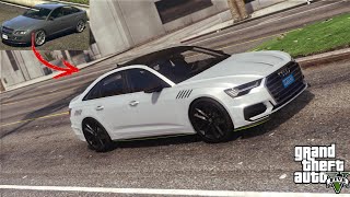 GTA 5 - Replace Michaels Car permanently with AUDI A6 2021 | Replace Method |