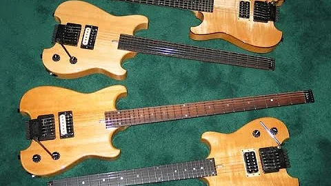 CURTIS REID Delap baritone guitar BIGFOOT ZZ Fullt...