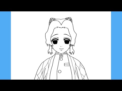 HOW TO DRAW SHINOBU KOCHO - DEMON SLAYER (Kimetsu no Yaiba) 