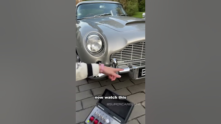 James Bond Car in Real Life 😱 #Shorts