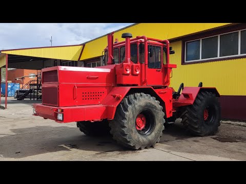 Видео: Красный трактор Кировец К-701 после стайлинга из Марий Эл, без капитального ремонта