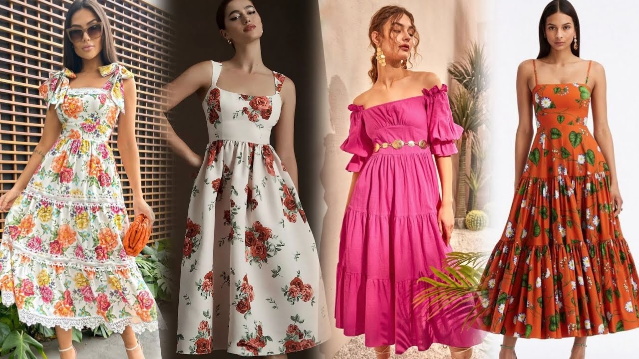 MODA 2025! LOS VESTIDOS PARA PRIMAVERA VERANO MAS HERMOSOS CON ESTILO CASUAL Y ELEGANTE