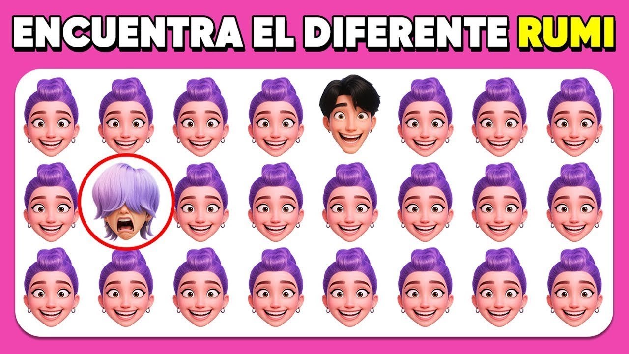 Encuentra al Más Raro - Edición Guerreros del K-Pop 😍🎤💜Rumi, Jinu, Zoey, Baby Saja, Huntrix,