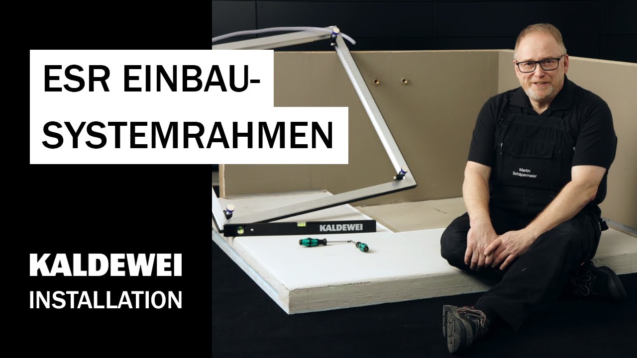 Einbausystemrahmen ESR | KALDEWEI Zubehör einfach erklärt