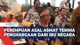 Perempuan Asal Asmat Terima Penghargaan dari Ibu Negara