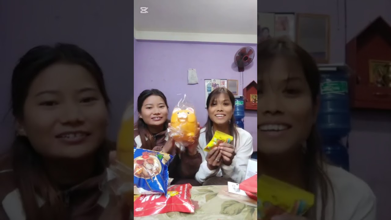 rainbow 💜💚💙🖤💗💛🧡❤️💎colors exchange funny game with mitini jiyu🤗☺️