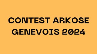 Contest Arkose Genevois 2024 [ EVOLUTION ] by EVOLUTION 410 views 3 months ago 17 minutes