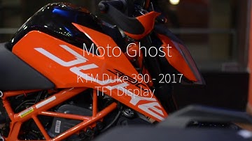 KTM DUKE 390 2017 | TFT Panel Features Explained | Bluetooth Sync