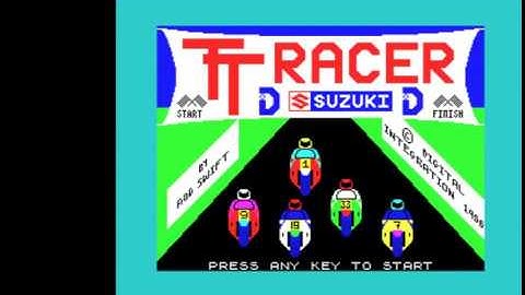 TT Racer - ZX Spectrum Sinclair - emulador Qaop JS