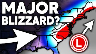 Models Show A Historic Snowstorm Along the East Coast...