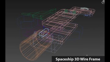 Zoolax Spaceship 3D Wire Frame