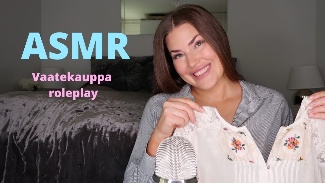 ASMR SUOMI- Vaatekauppa roleplay