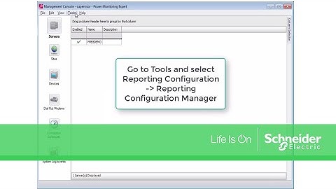 Configuring SMTP Server for Emalied Reports in Power Monitoring Expert | Schneider Electric Support
