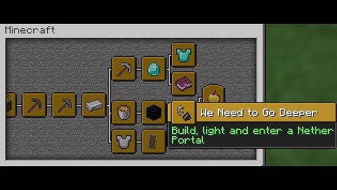 We Need to Go Deeper - Advancement Tutorial [Minecraft Java Edition]