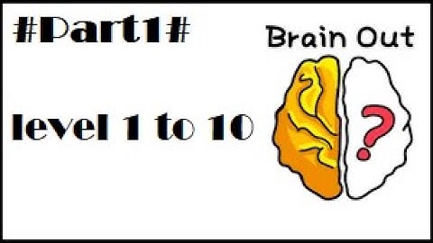 #Part1 Brain Out.. Can You Pass it? Level 1-10