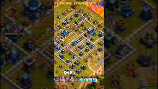 TH 12 VS TH 13 FIREBALL #shorts #clashofclans