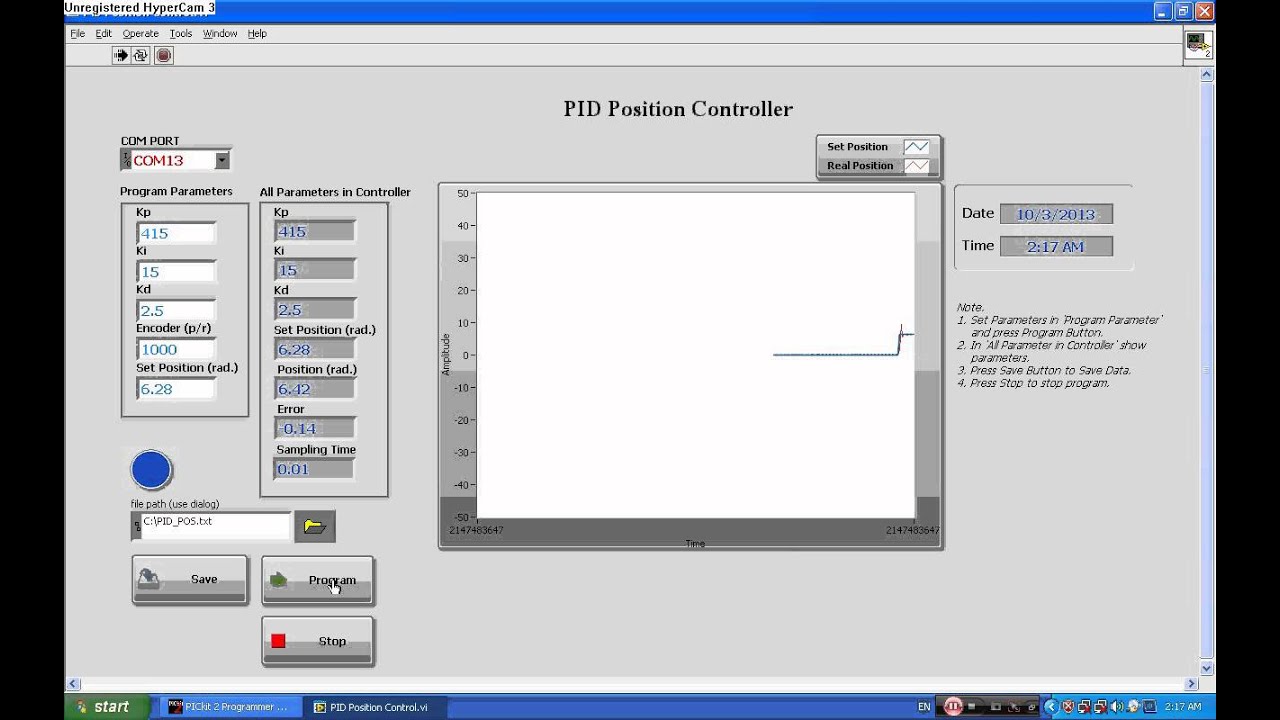 PID Position Control By Micro-controller - YouTube